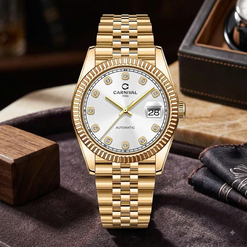 ĐỒNG HỒ NAM CARNIVAL AUTOMATIC 8250G-VV-T