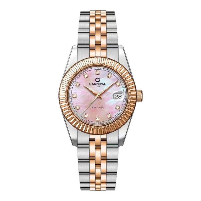 ĐỒNG HỒ NỮ CARNIVAL QUARTZ XÀ CỪ HỒNG 8131L-CH-HK