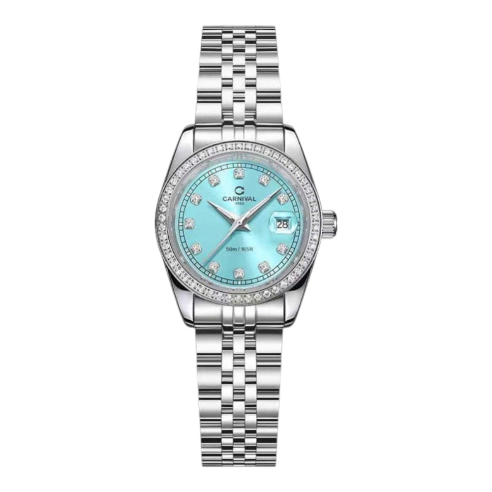 ĐỒNG HỒ NỮ CARNIVAL QUARTZ ICEBLUE 8131L2-VT-XT