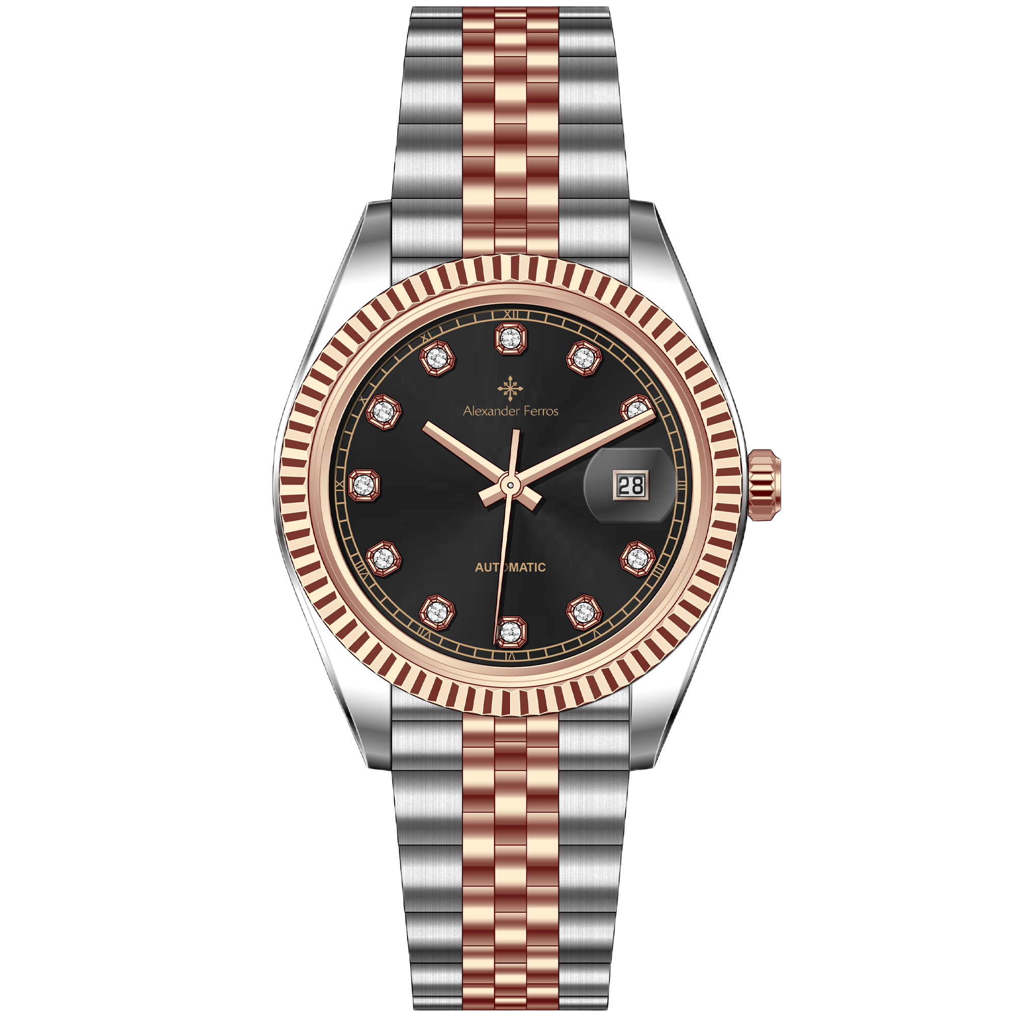 ĐỒNG HỒ NAM ALEXANDER FERROS AUTOMATIC 8132D/01