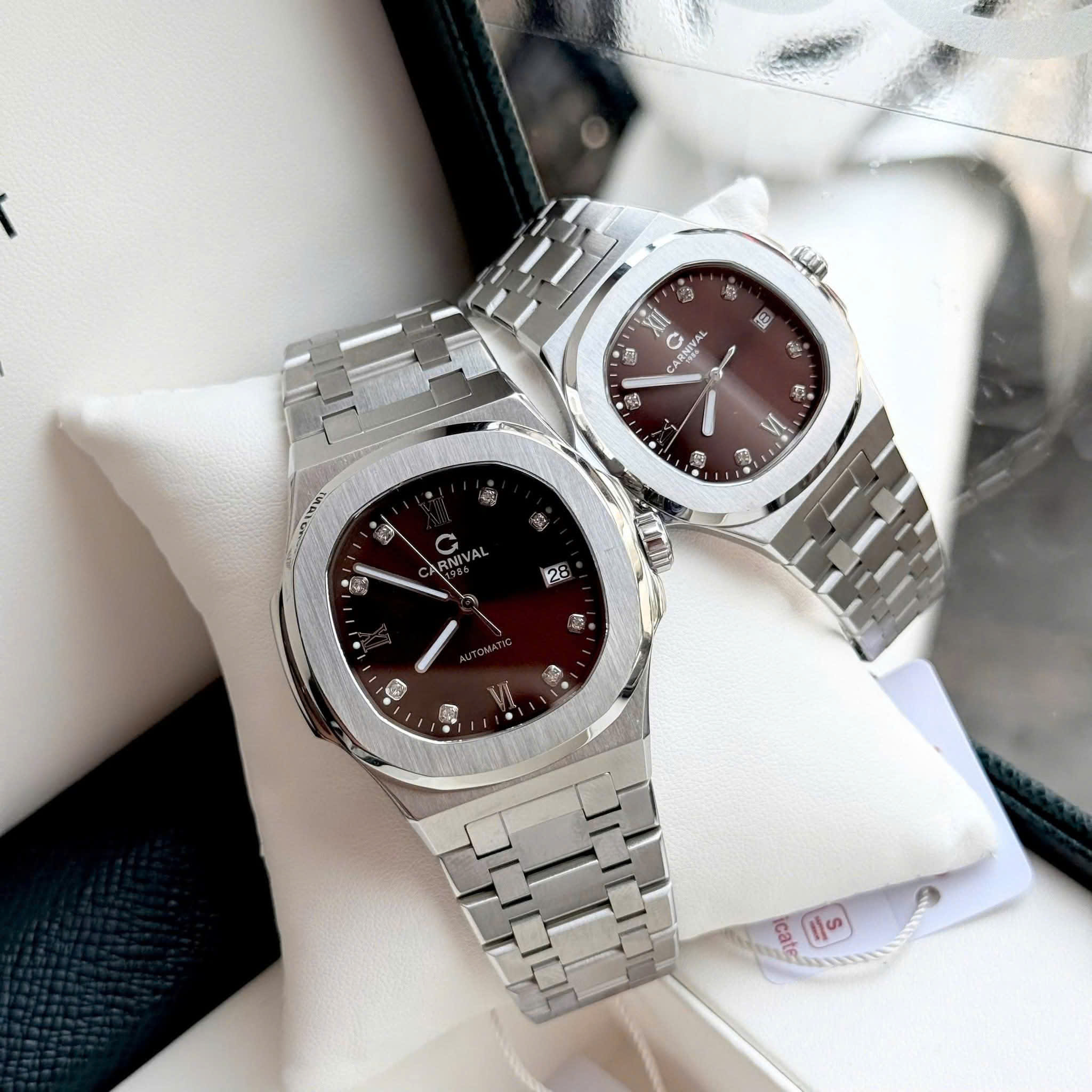 ĐỒNG HỒ ĐÔI CARNIVAL 8160G-VT-N - CARNIVAL 8160L-VT-N1