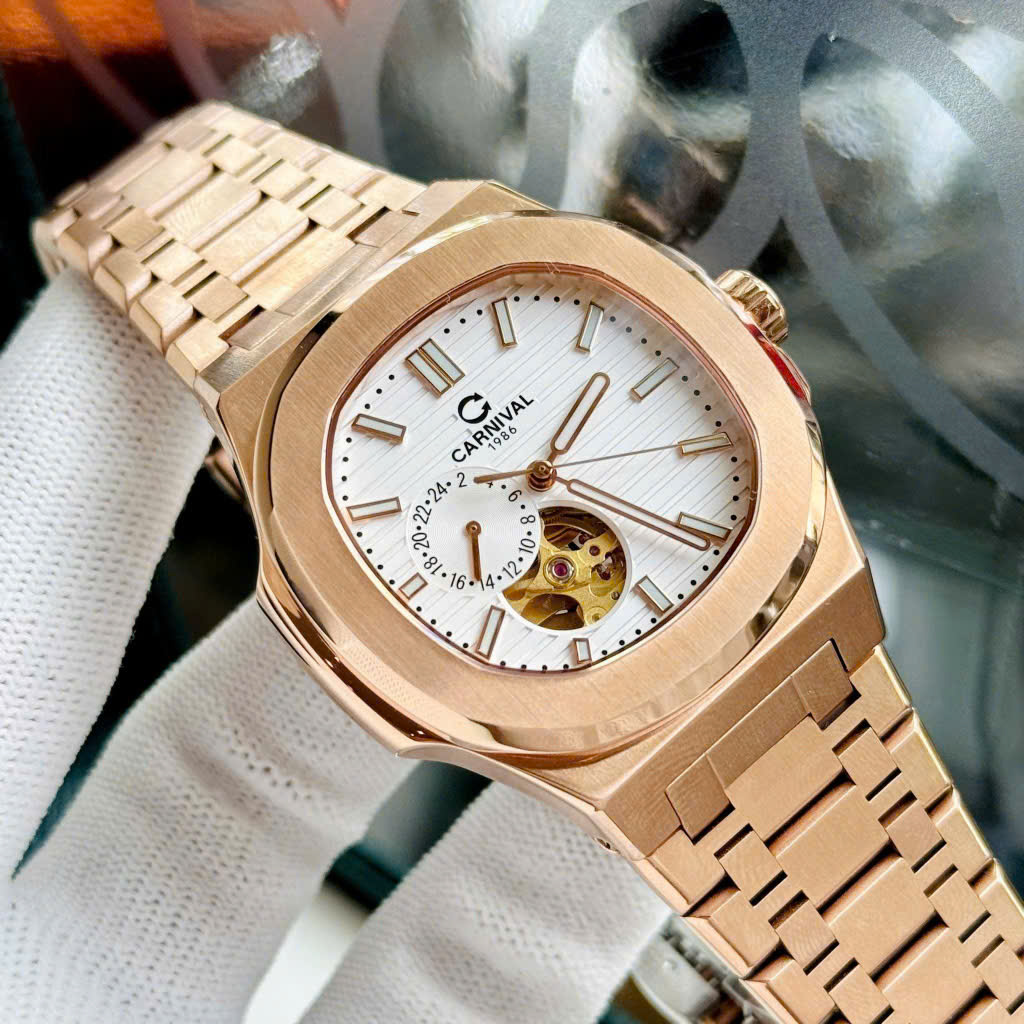 ĐỒNG HỒ NAM CARNIVAL AUTOMATIC 8159G-VH-T