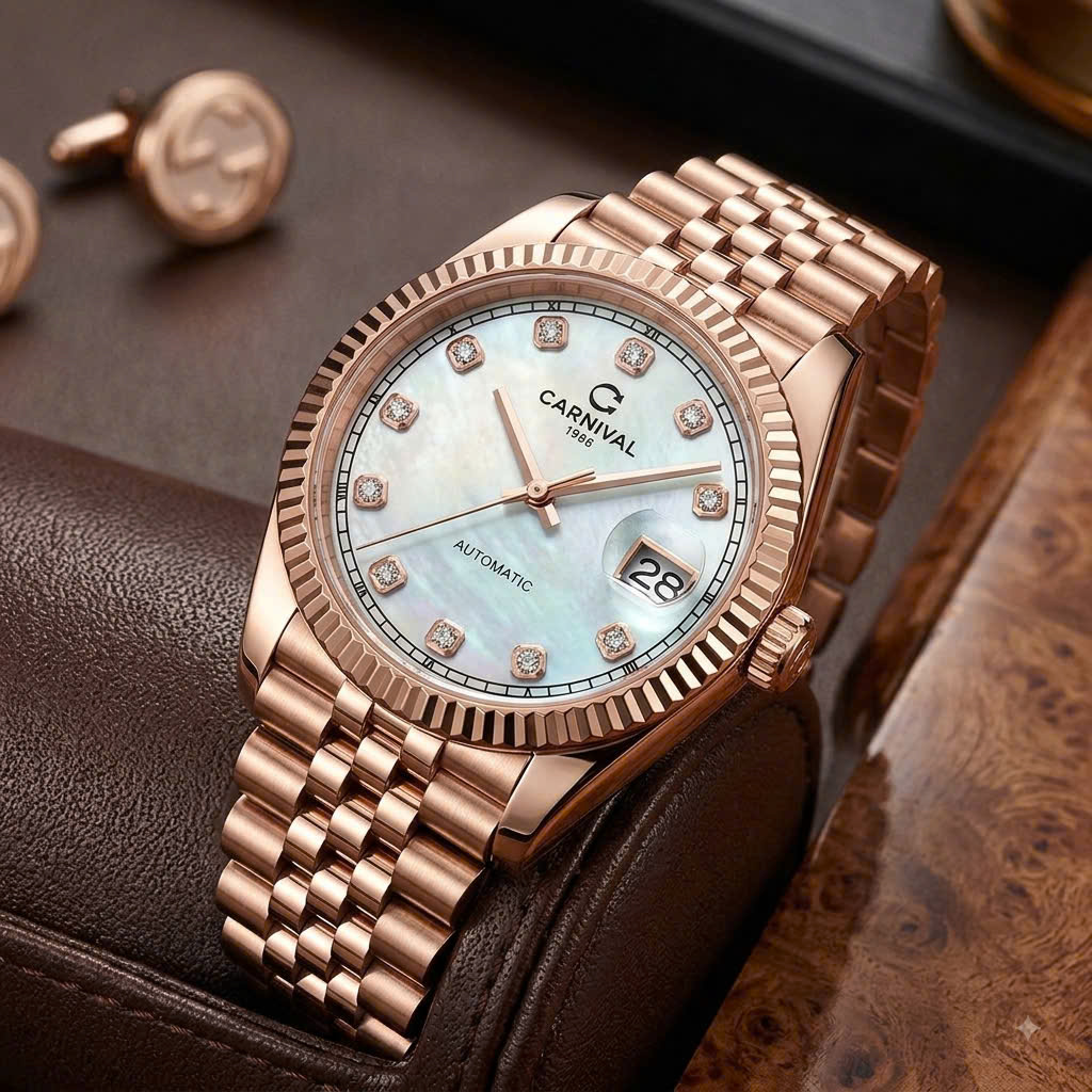ĐỒNG HỒ NAM CARNIVAL AUTOMATIC 8250G-VH-TK