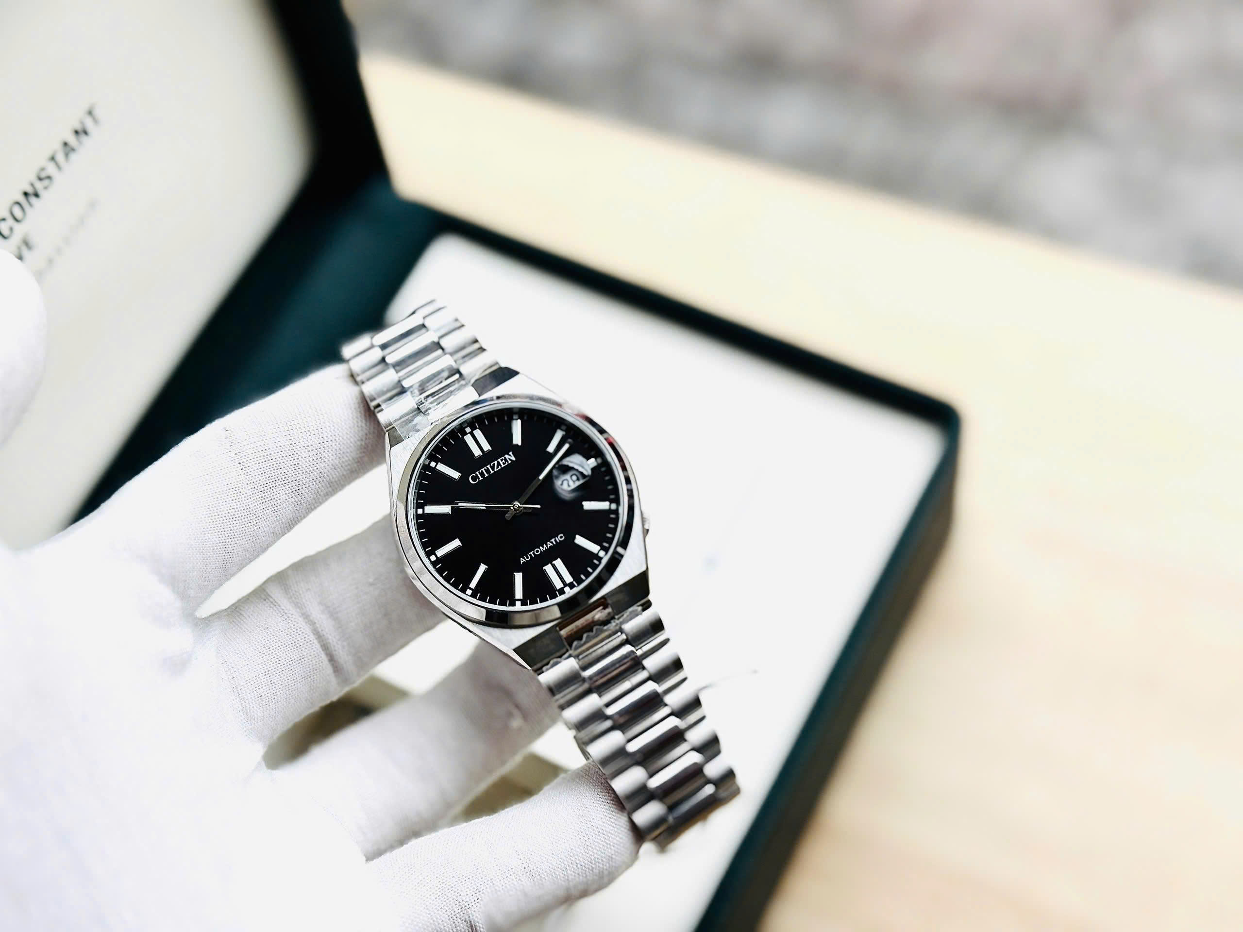 ĐỒNG HỒ NAM CITIZEN TSUYOSA AUTOMATIC BLACK NJ0150-81E