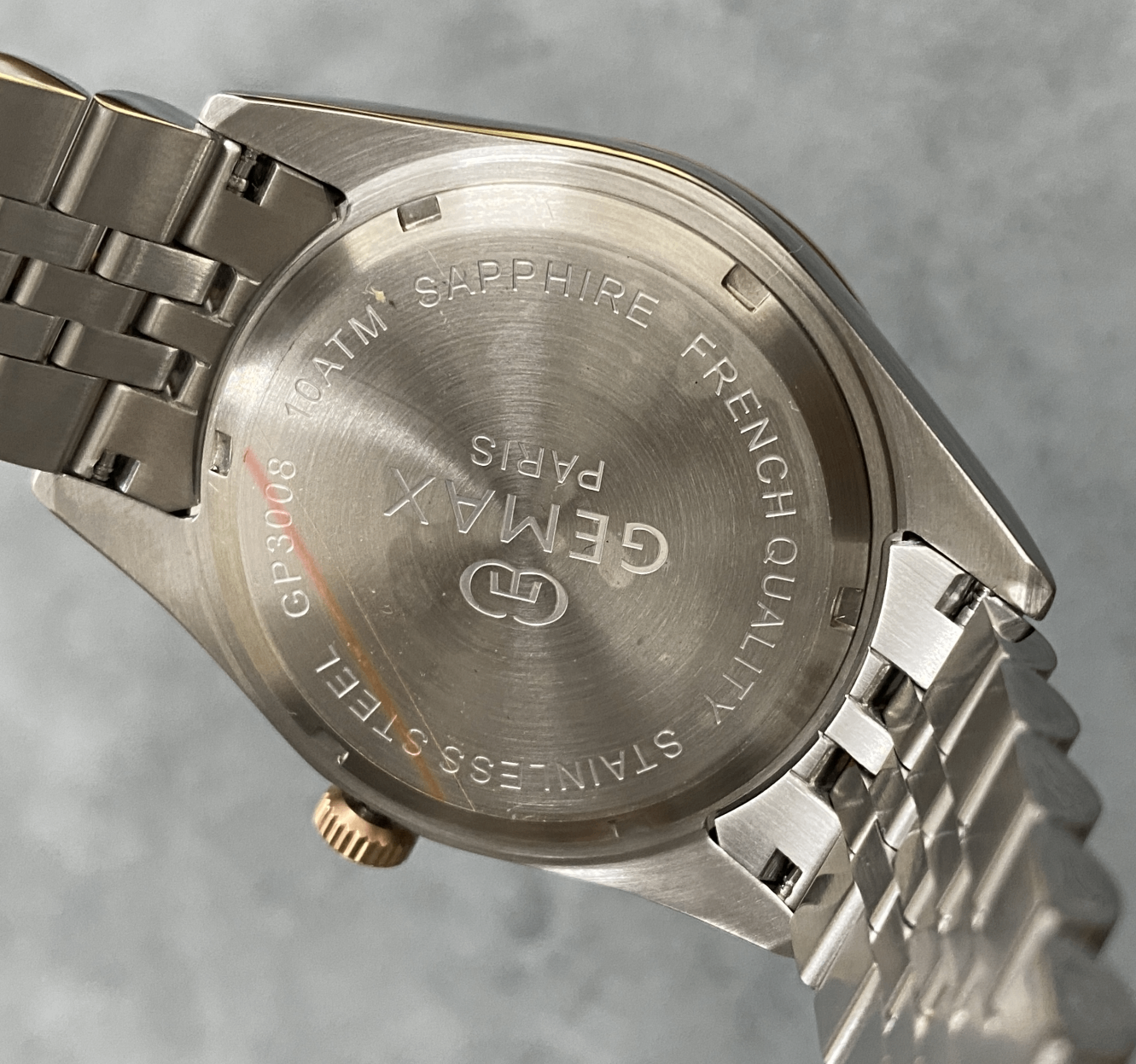 ĐỒNG HỒ NAM GEMAX GP3008RS MÀU VÀNG ĐỒNG CỰC THU HÚT