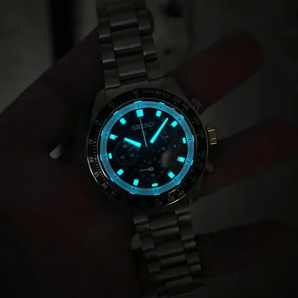 ĐỒNG HỒ NAM SEIKO PANDA PROSPEX SPEEDTIMER SOLAR CHRONOGRAPH SSC941P1 (SBDL113)