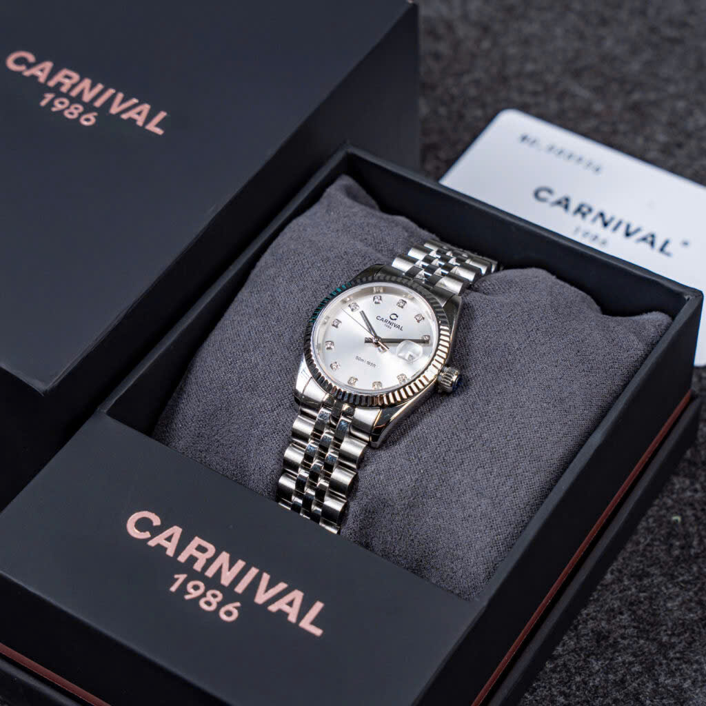 ĐỒNG HỒ NỮ CARNIVAL QUARTZ 8250L-VT-T