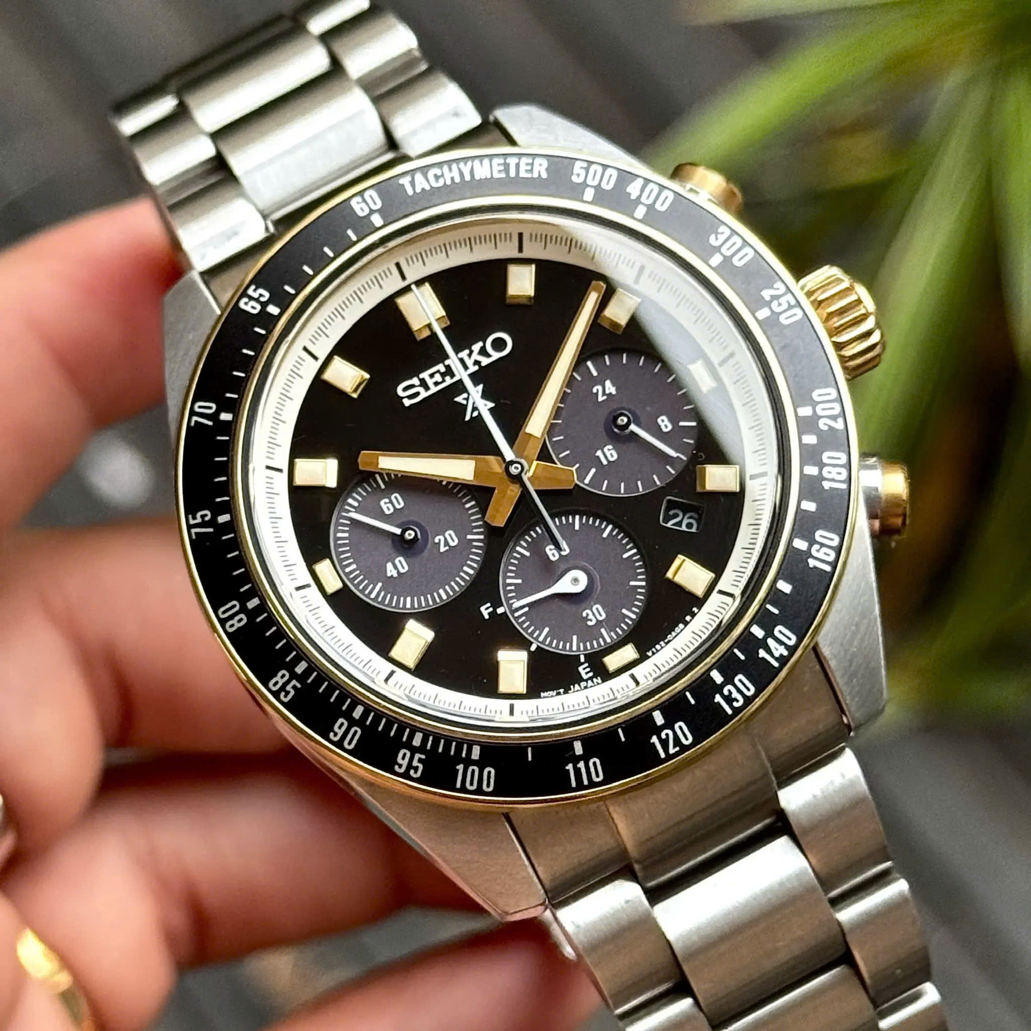 ĐỒNG HỒ NAM SEIKO PANDA PROSPEX SPEEDTIMER SOLAR CHRONOGRAPH SSC941P1 (SBDL113)