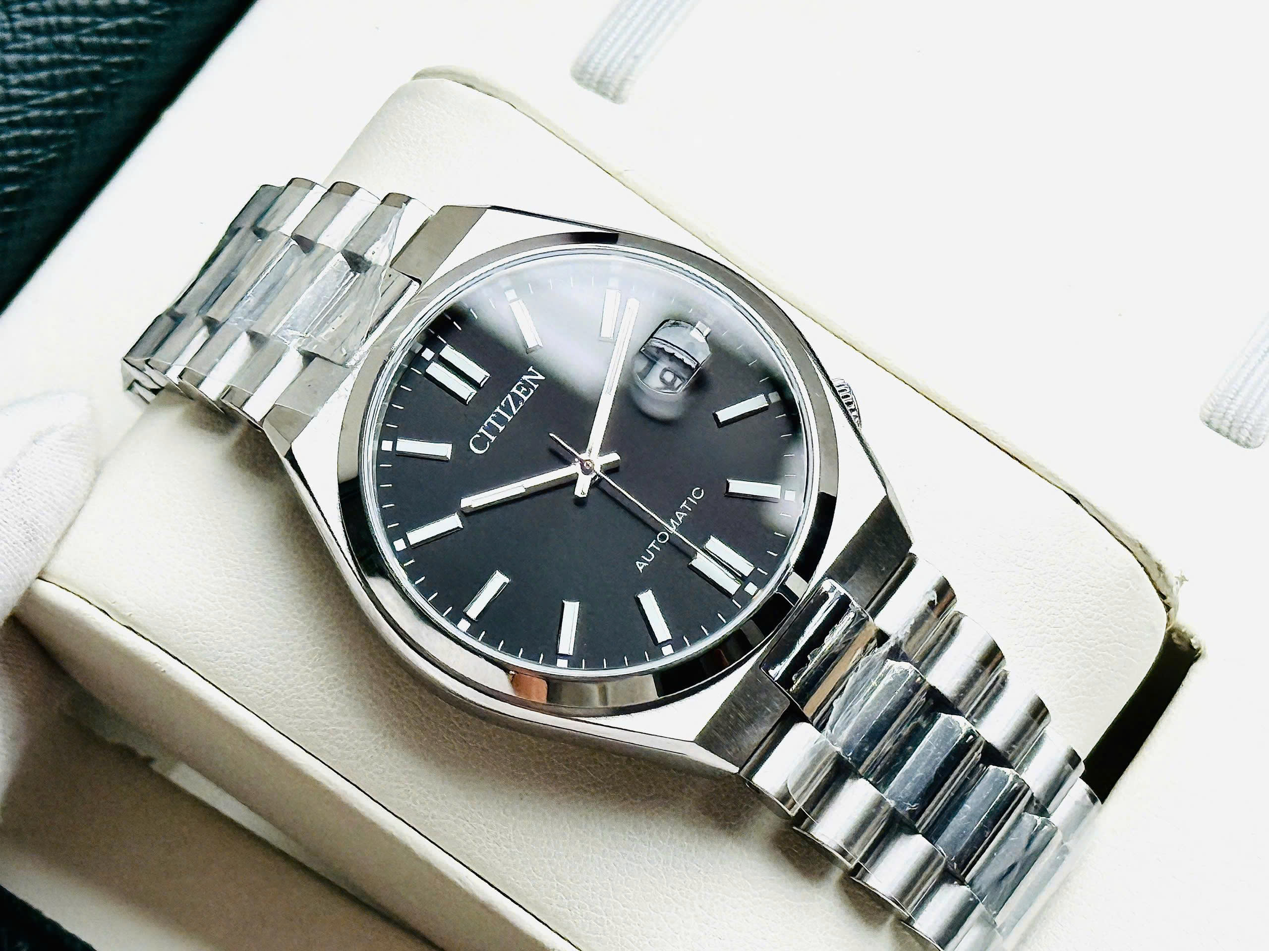 ĐỒNG HỒ NAM CITIZEN TSUYOSA AUTOMATIC BLACK NJ0150-81E