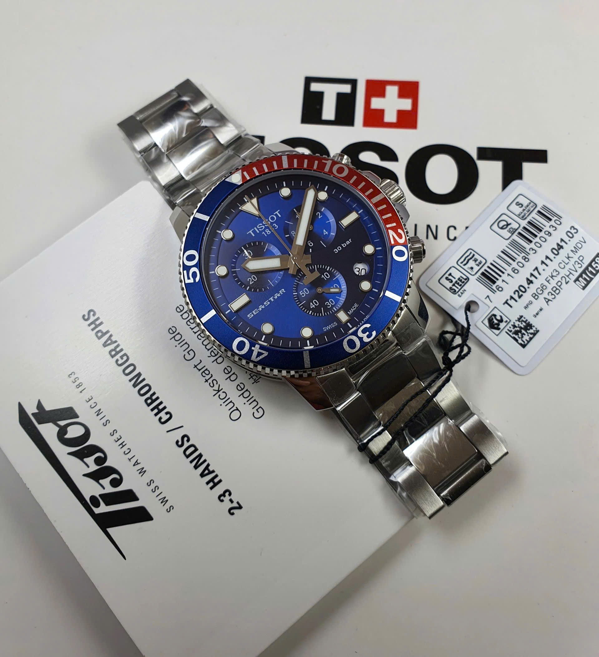 ĐỒNG HỒ NAM TISSOT SEASTAR AUOTMATIC T120.417.11.041.03