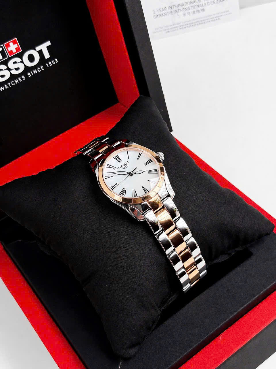 ĐỒNG HỒ NỮ TISSOT QUARTZ T-WAVE T112.210.22.113.01