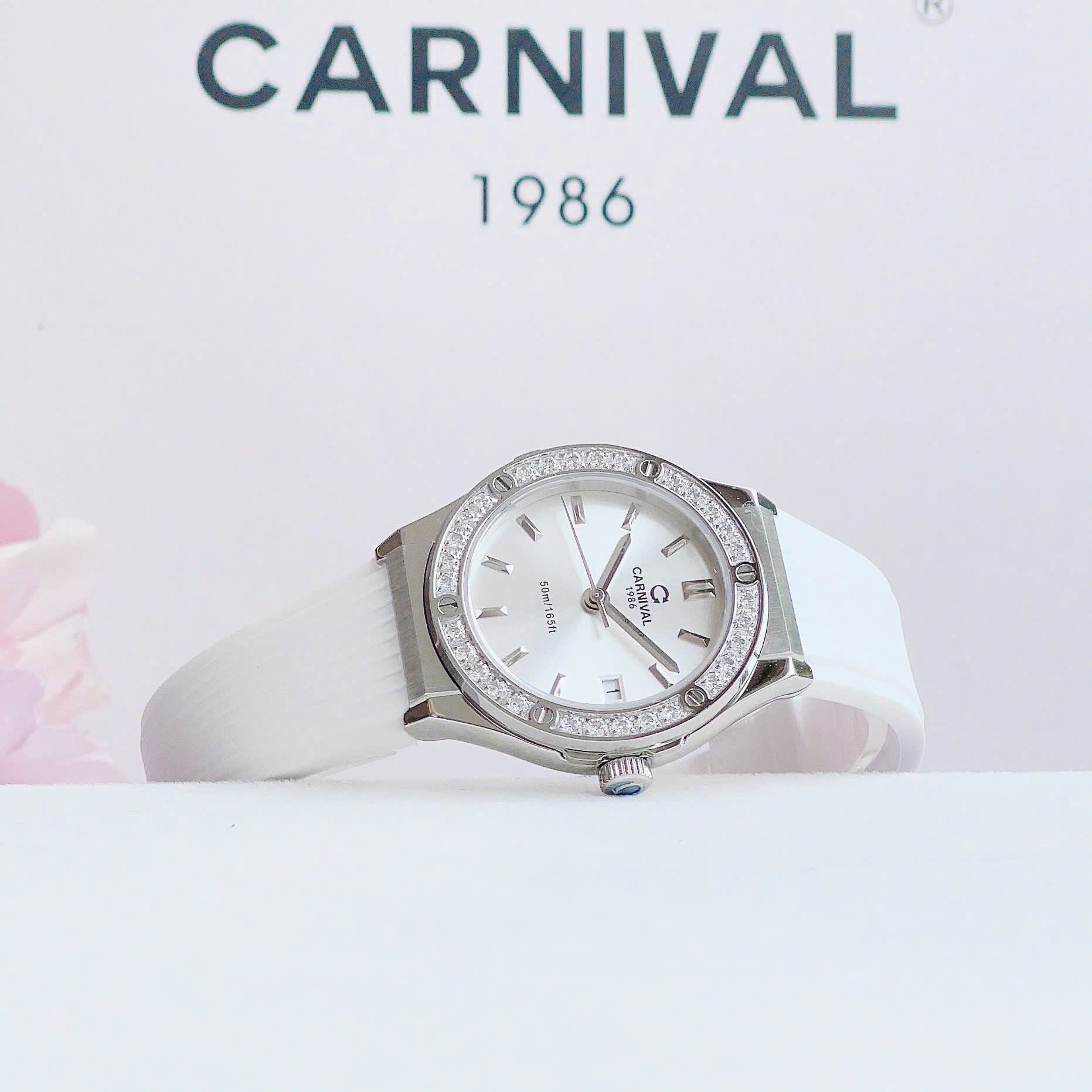 ĐỒNG HỒ NỮ CARNIVAL QUARTZ 8168L2-VT-DCS-T1