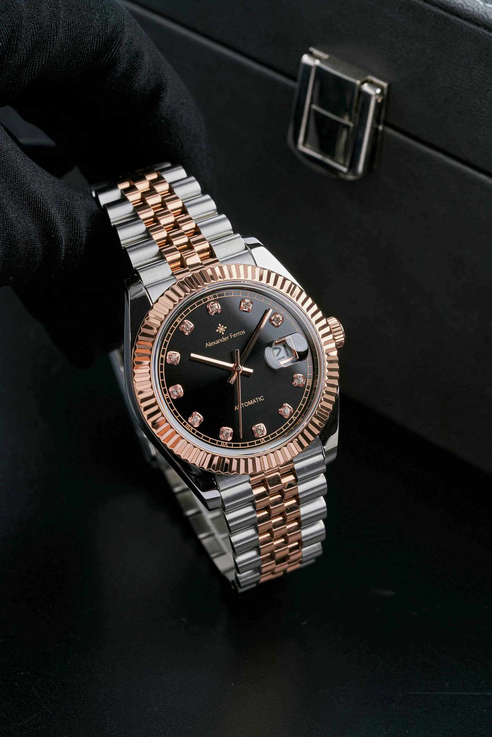 ĐỒNG HỒ NAM ALEXANDER FERROS AUTOMATIC 8132D/01