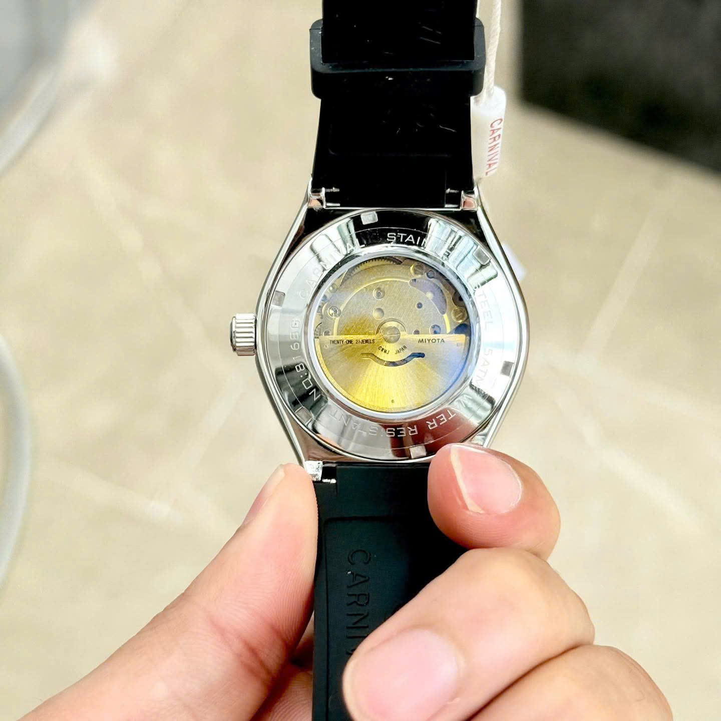 ĐỒNG HỒ ĐÔI CARNIVAL 8168G-VT-DCS-TK MOP - CARNIVAL 8168L-VT-DCS-TK MOP