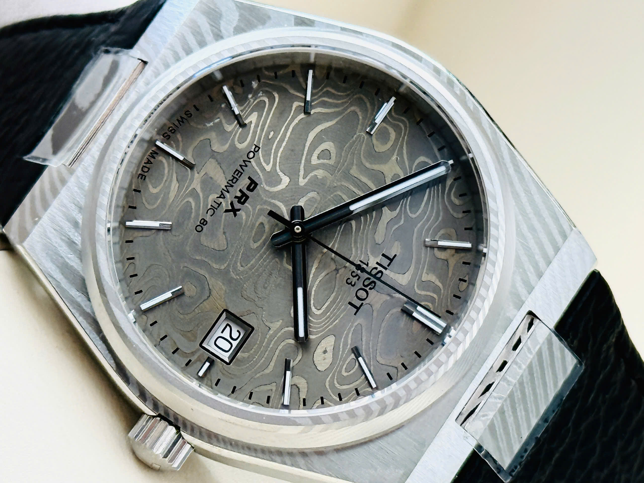 ĐỒNG HỒ NAM TISSOT PRX Powermatic 80 Damascus Steel – T137.807.96.081.00