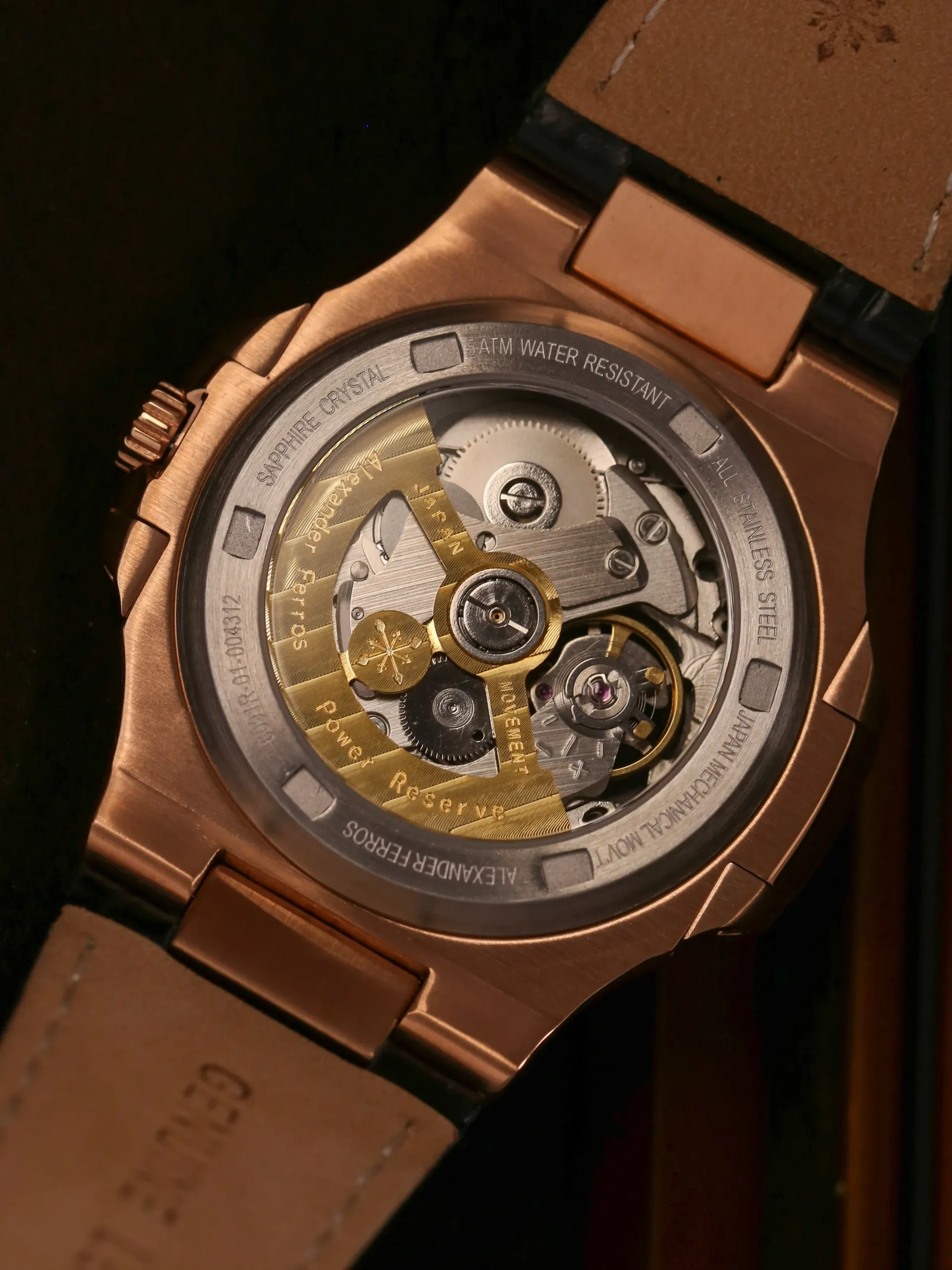 ĐỒNG HỒ NAM ALEXANDER FERROS AUTOMATIC 6091R/08