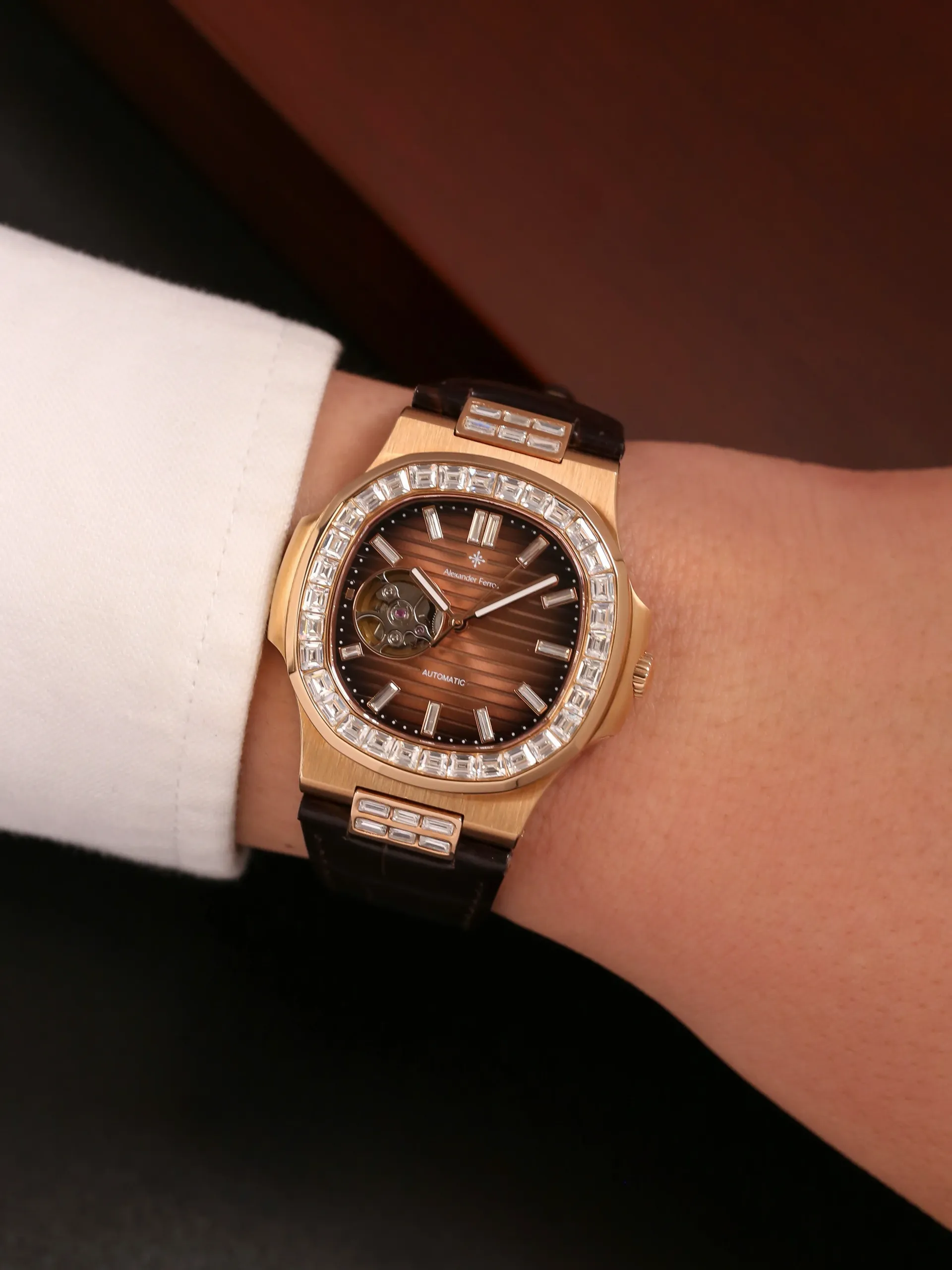 ĐỒNG HỒ NAM ALEXANDER FERROS AUTOMATIC 6091R/08
