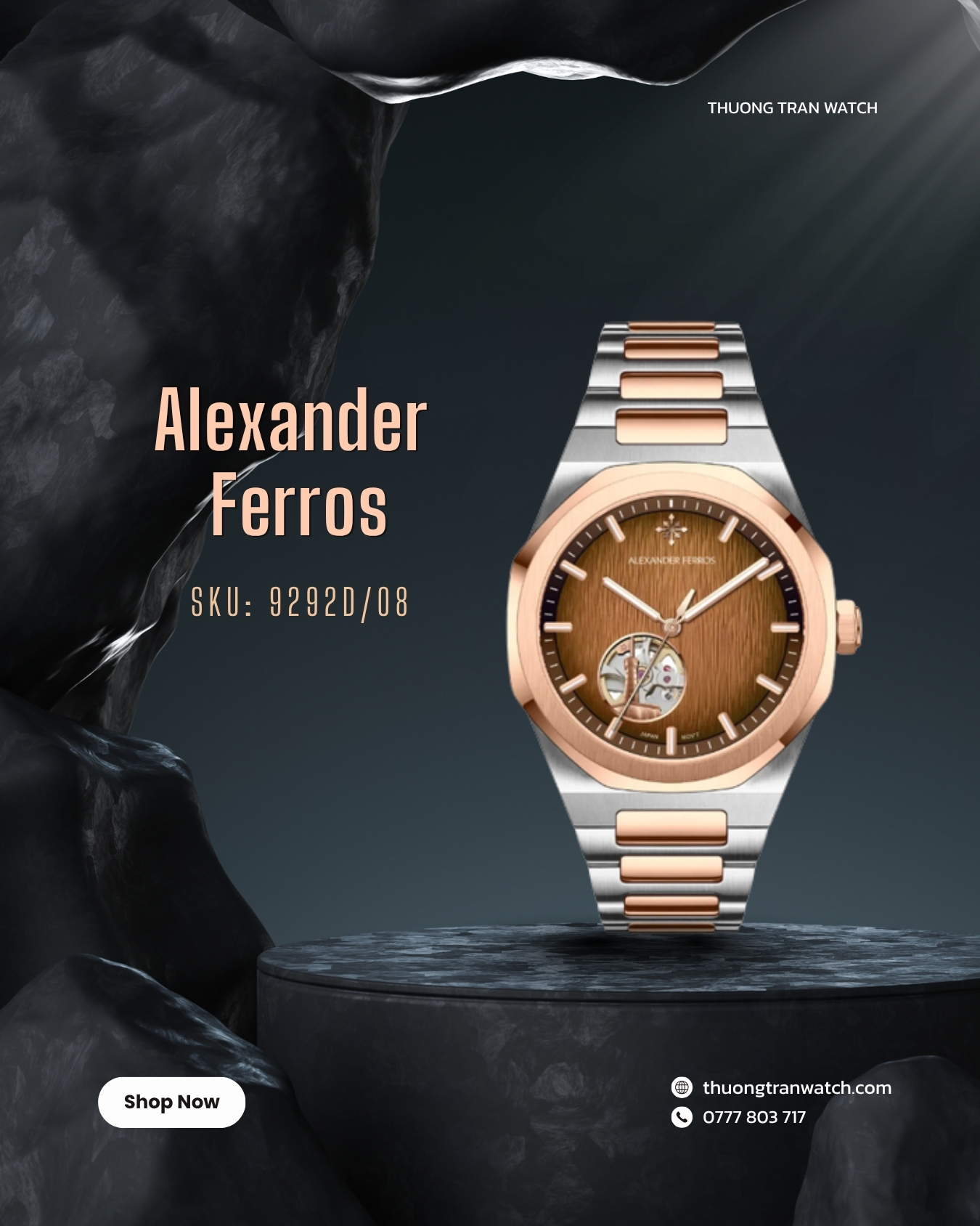Đồng Hồ Alexander Ferros 9292D/08