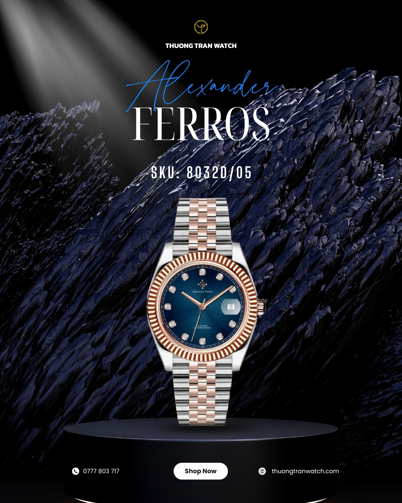 ĐỒNG HỒ ALEXANDER FERROS AUTOMATIC 8021D/05