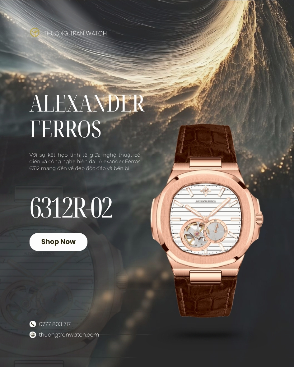 ĐỒNG HỒ ALEXANDER FERROS 6312R-02