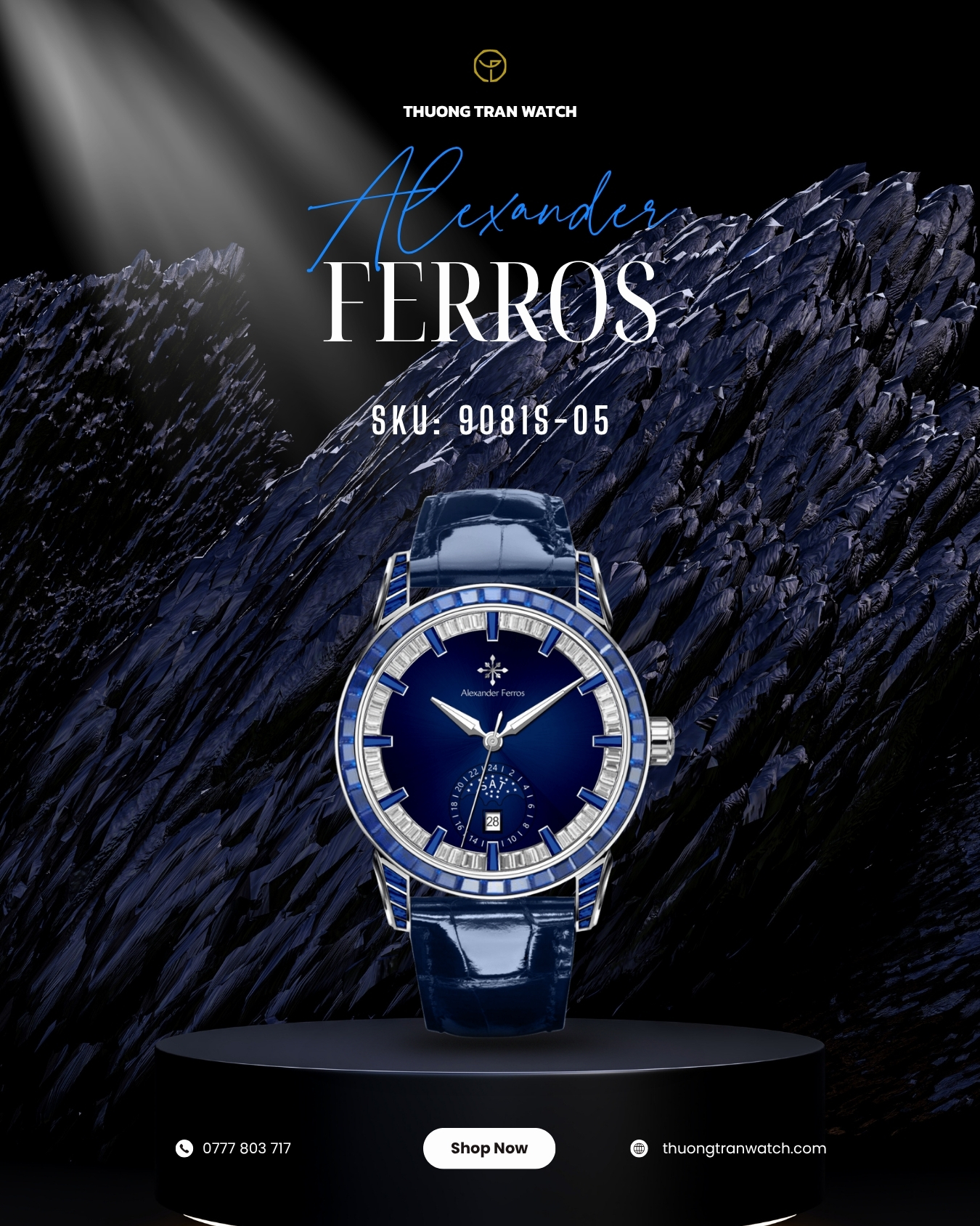 Đồng Hồ Alexander Ferros 9081S-05