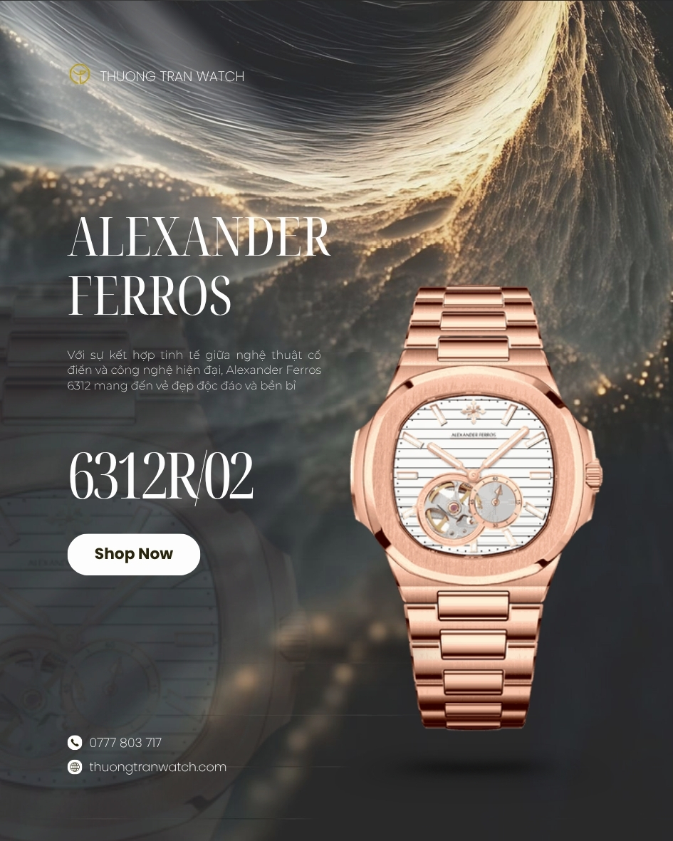 ĐỒNG HỒ ALEXANDER FERROS 6312R/02