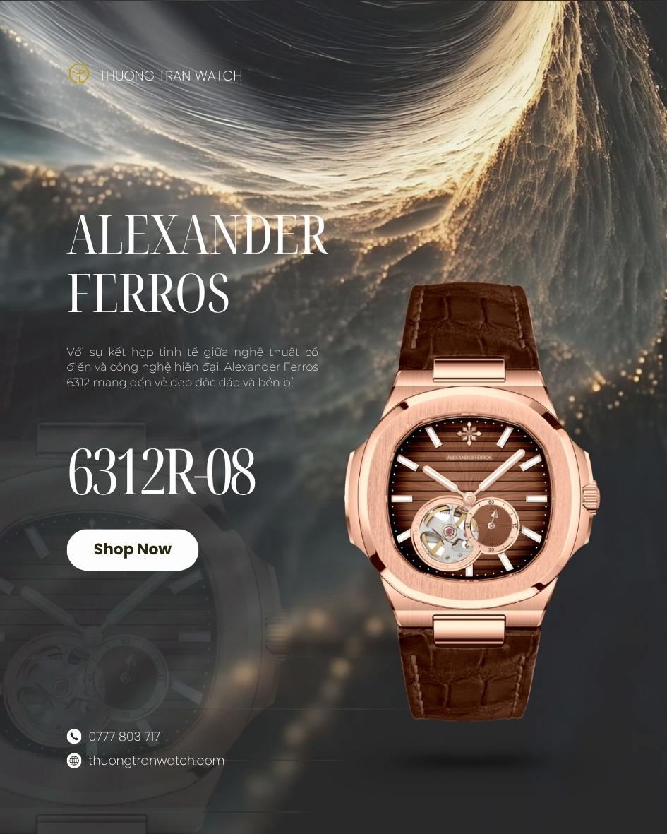 ĐỒNG HỒ ALEXANDER FERROS 6312R-08