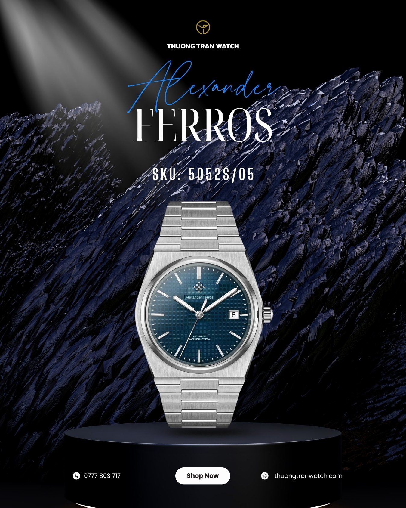 ĐỒNG HỒ ALEXANDER FERROS AUTOMATIC 5052S/05