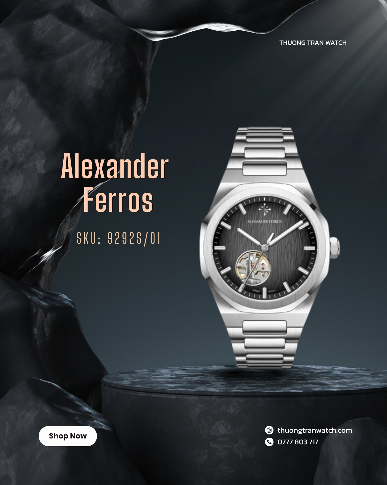 Đồng Hồ Alexander Ferros 9292S/01
