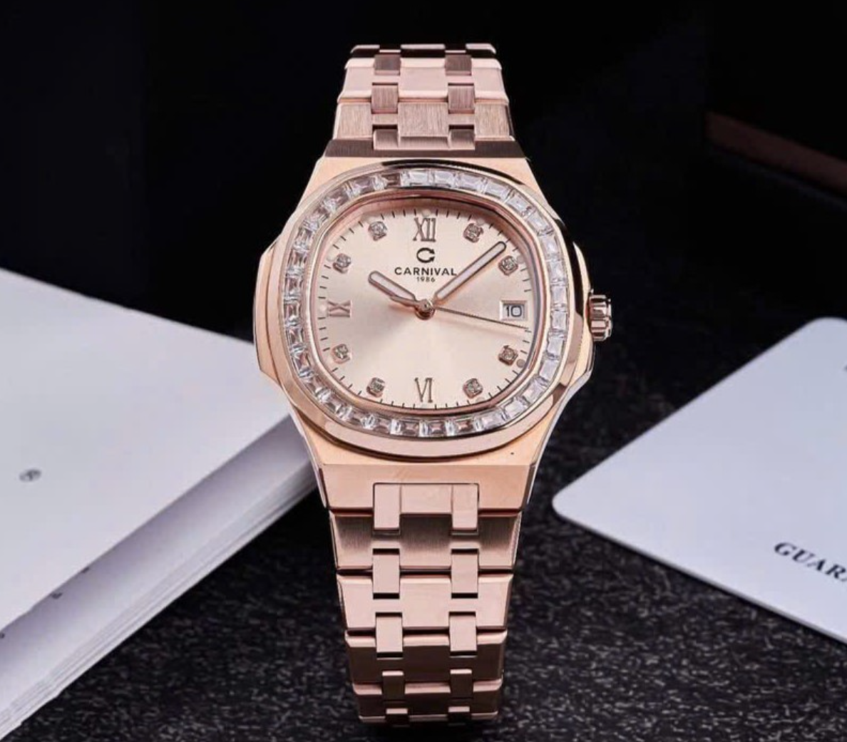 ĐỒNG HỒ NỮ CARNIVAL QUARTZ 8160L2-VH-NN