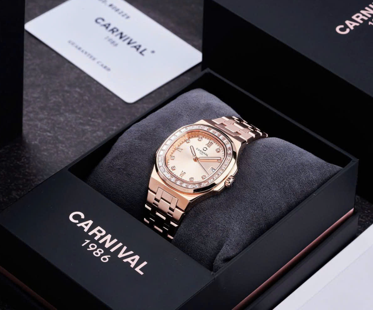 ĐỒNG HỒ NỮ CARNIVAL QUARTZ 8160L2-VH-NN