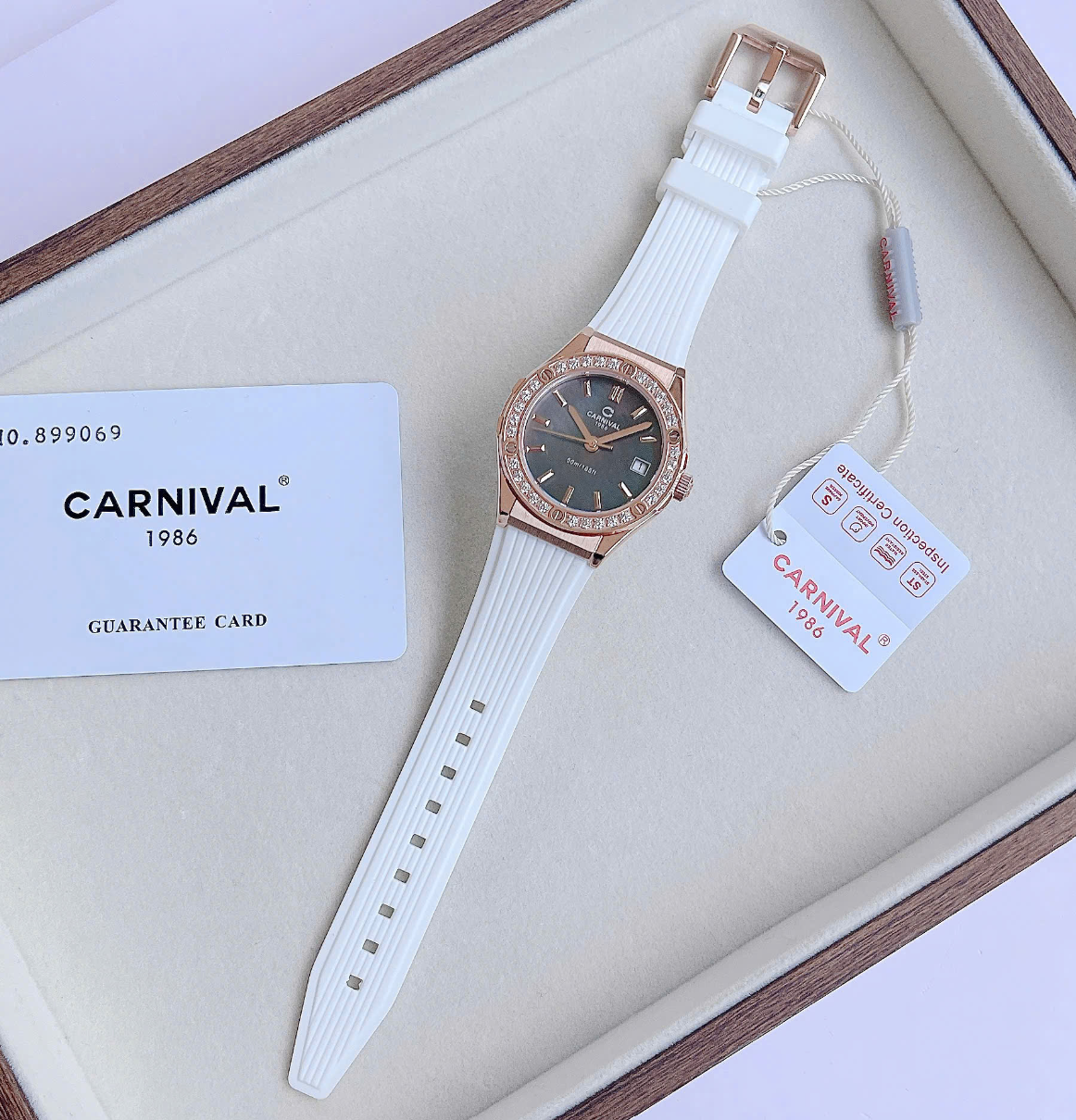 ĐỒNG HỒ NỮ CARNIVAL QUARTZ 8168L2-VH-DCS-DK2