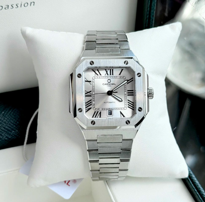 ĐỒNG HỒ NAM CARNIVAL AUTOMATIC TRẮNG 8169G-VT-T