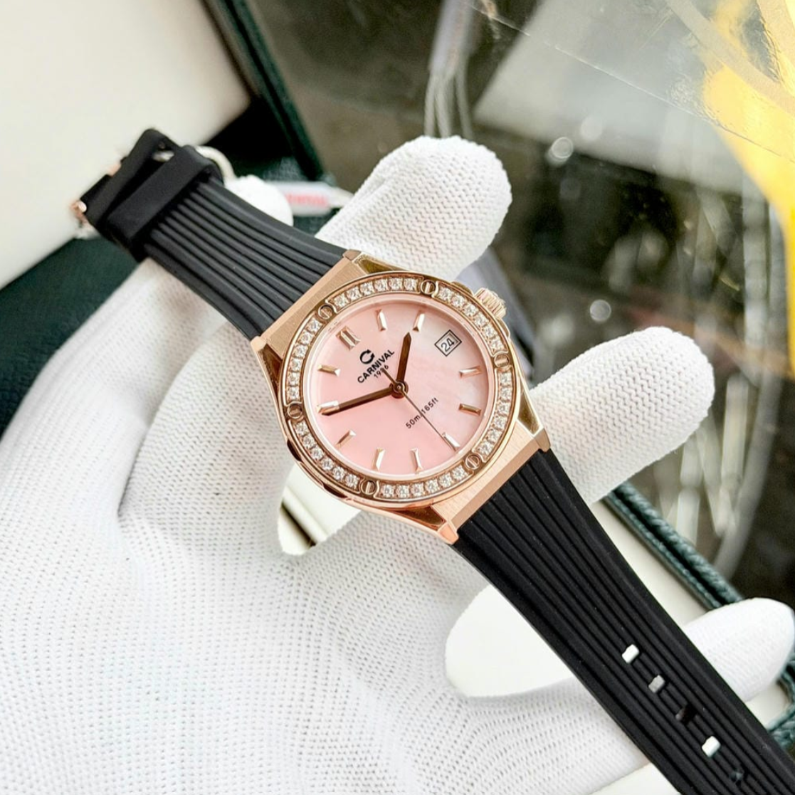 ĐỒNG HỒ NỮ CARNIVAL QUARTZ 8168L2-VH-DCS-HK