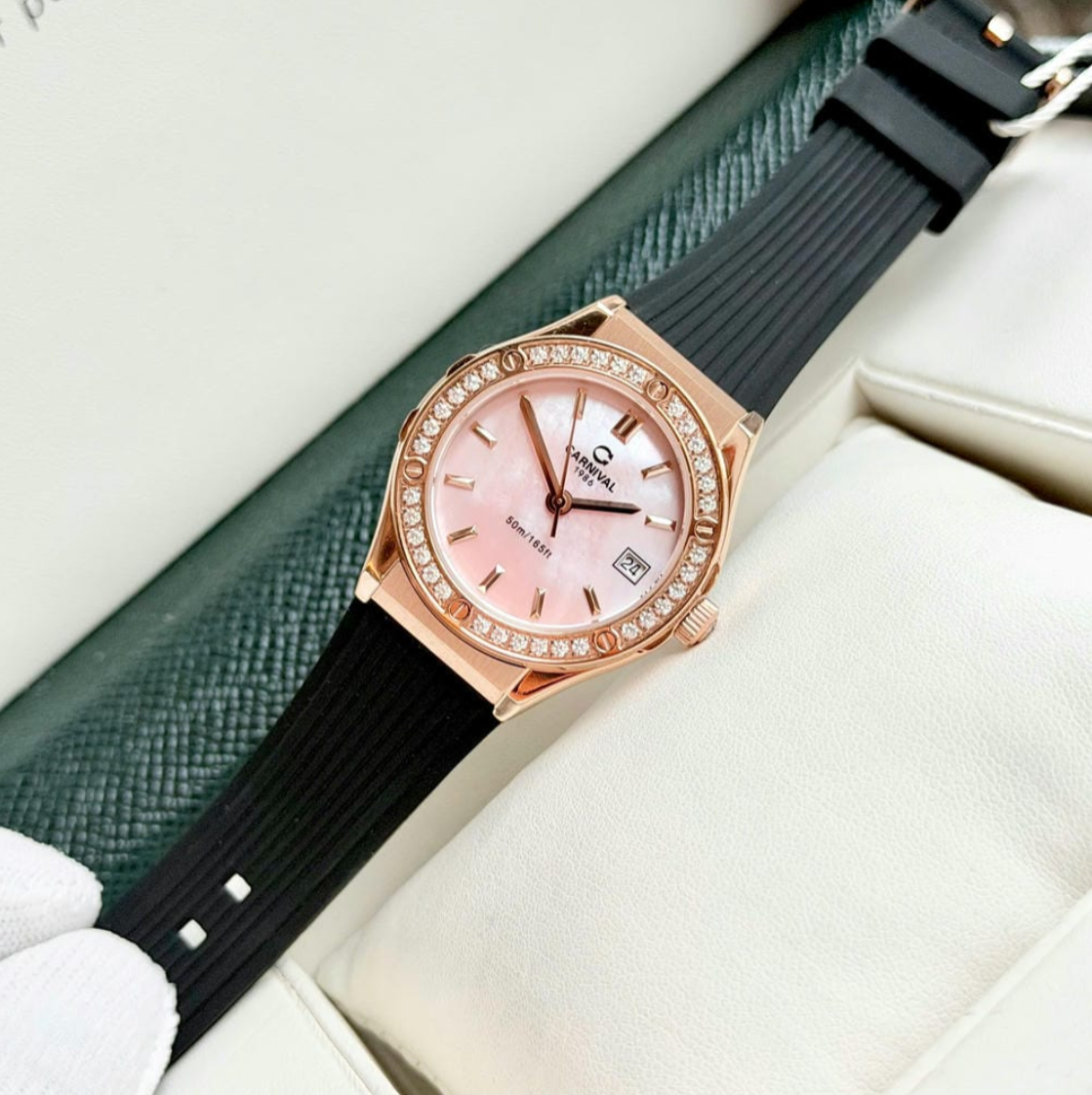 ĐỒNG HỒ NỮ CARNIVAL QUARTZ 8168L2-VH-DCS-HK