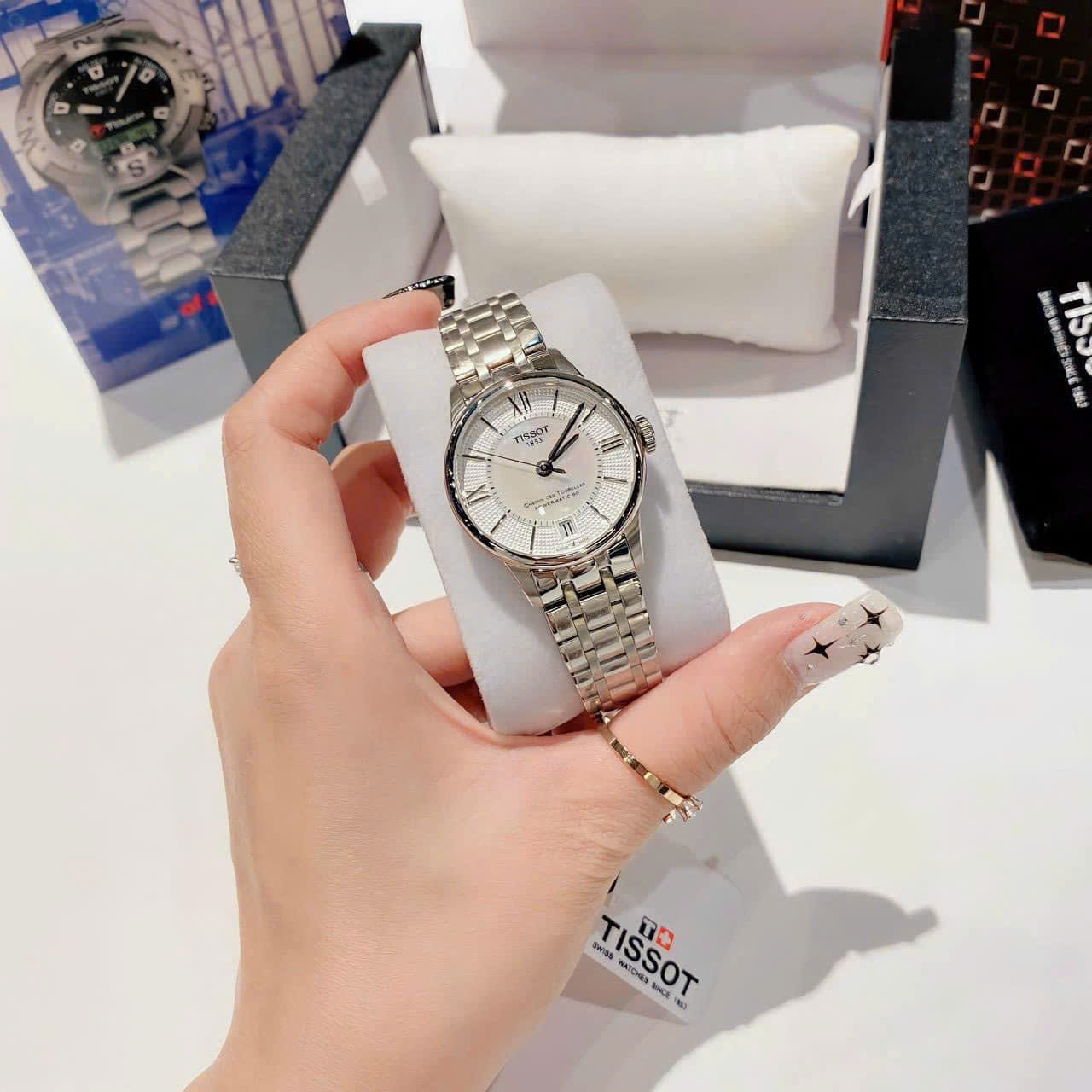 ĐỒNG HỒ NỮ TISSOT CHEMIN POWERMATIC 80 T099.207.11.118.00