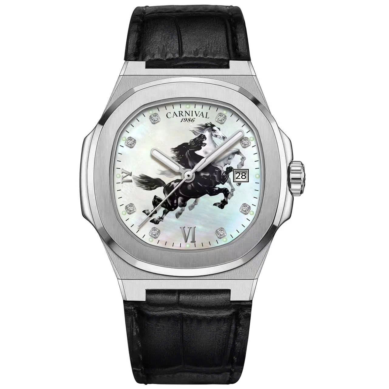 ĐỒNG HỒ NAM CARNIVAL AUTOMAITC 8160G-VT-DD-TK-SM