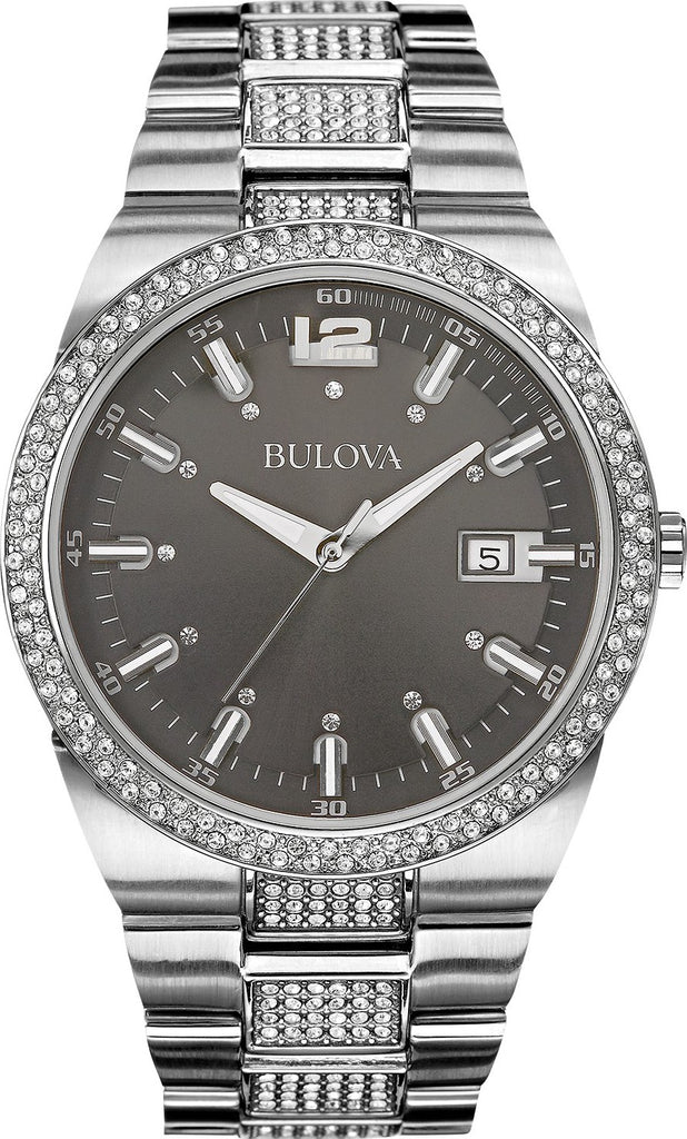 ĐỒNG HỒ NAM BULOVA CRYSTAL QUARTZ 96B221