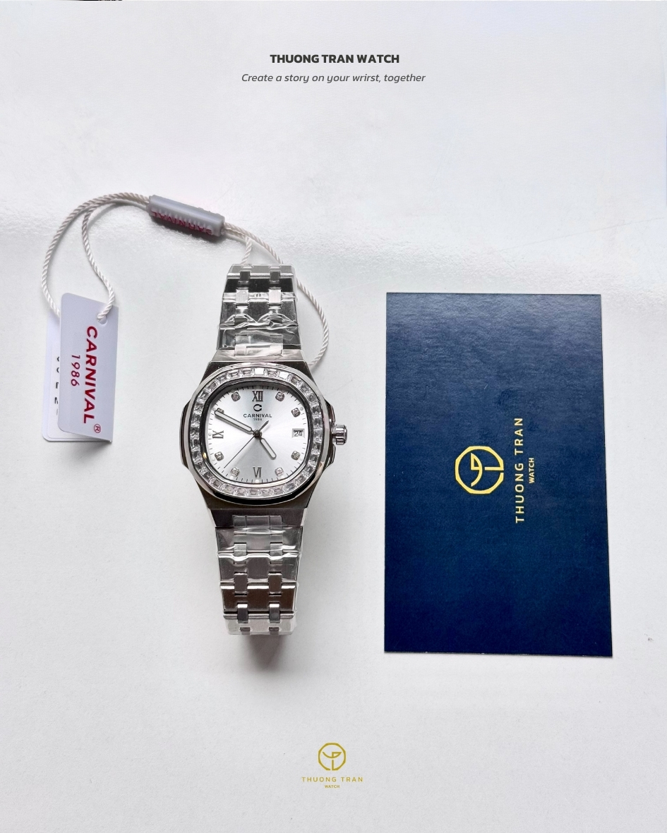 ĐỒNG HỒ NỮ CARNIVAL QUARTZ 8160L2-VT-T
