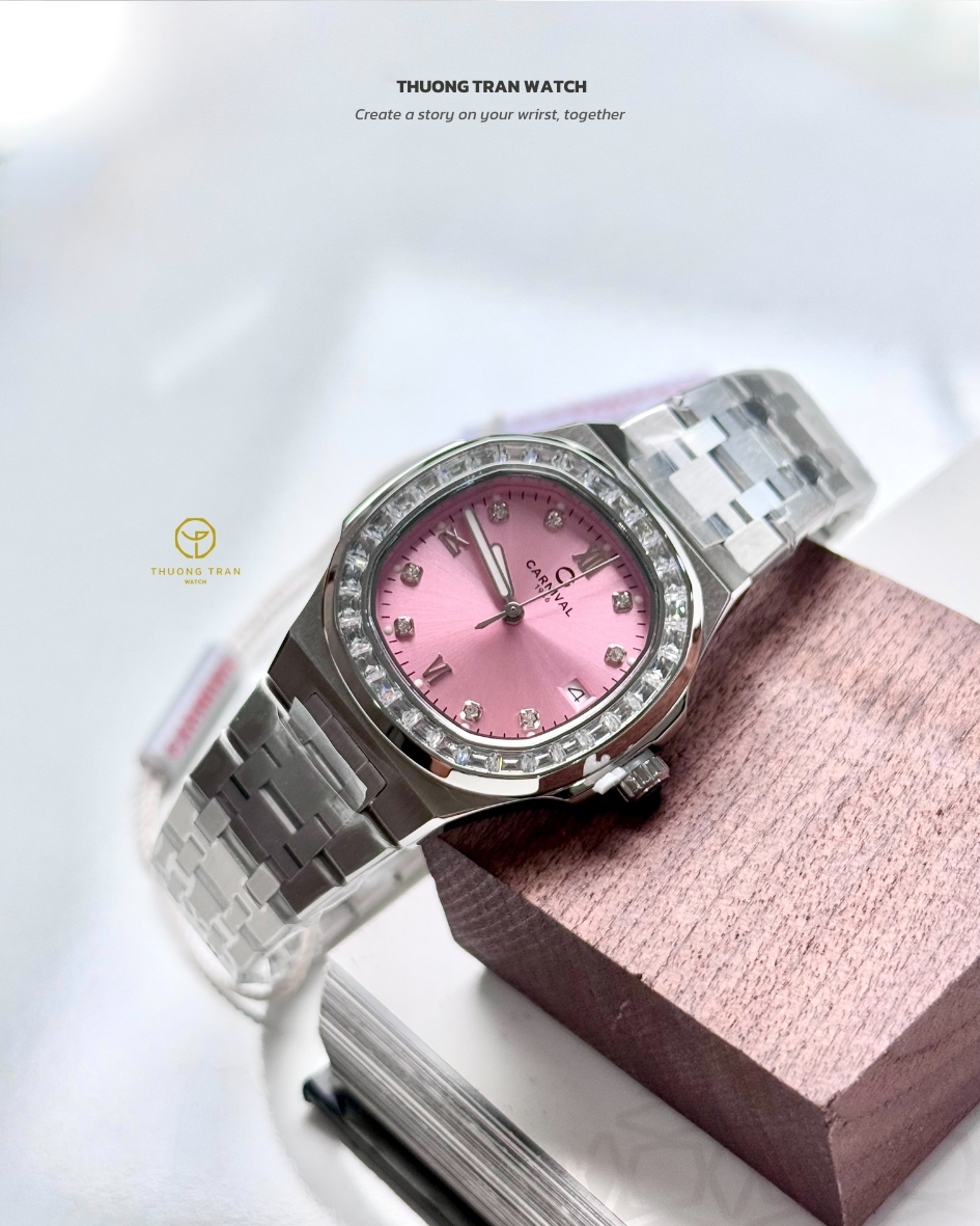ĐỒNG HỒ NỮ CARNIVAL QUARTZ 8160L2-VT-H
