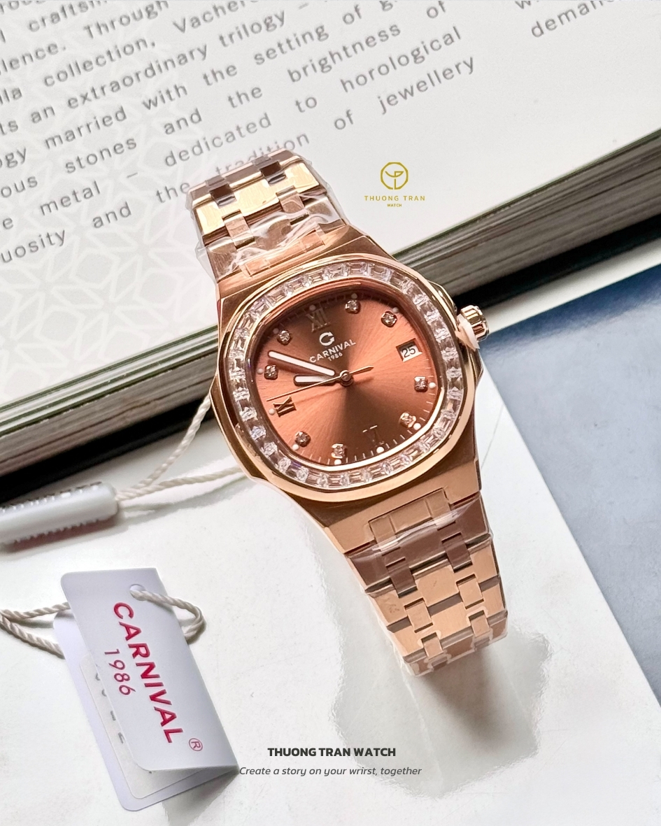 ĐỒNG HỒ NỮ CARNIVAL QUARTZ 8160L2-VH-N