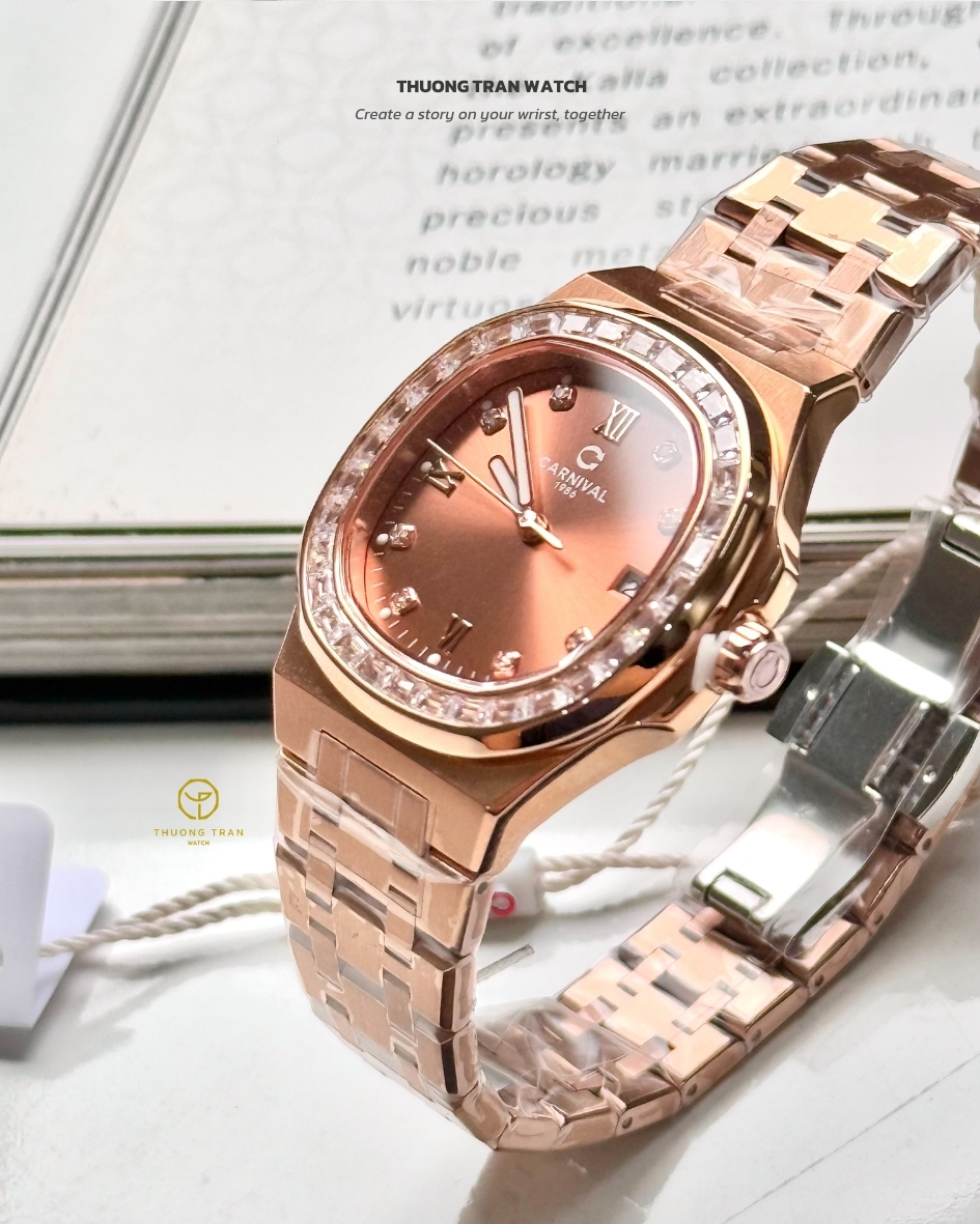 ĐỒNG HỒ NỮ CARNIVAL QUARTZ 8160L2-VH-N
