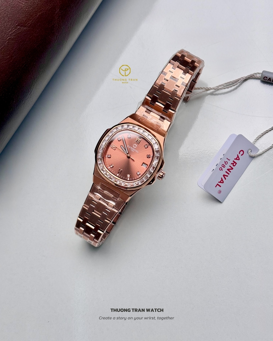 ĐỒNG HỒ NỮ CARNIVAL QUARTZ 8160L2-VH-N
