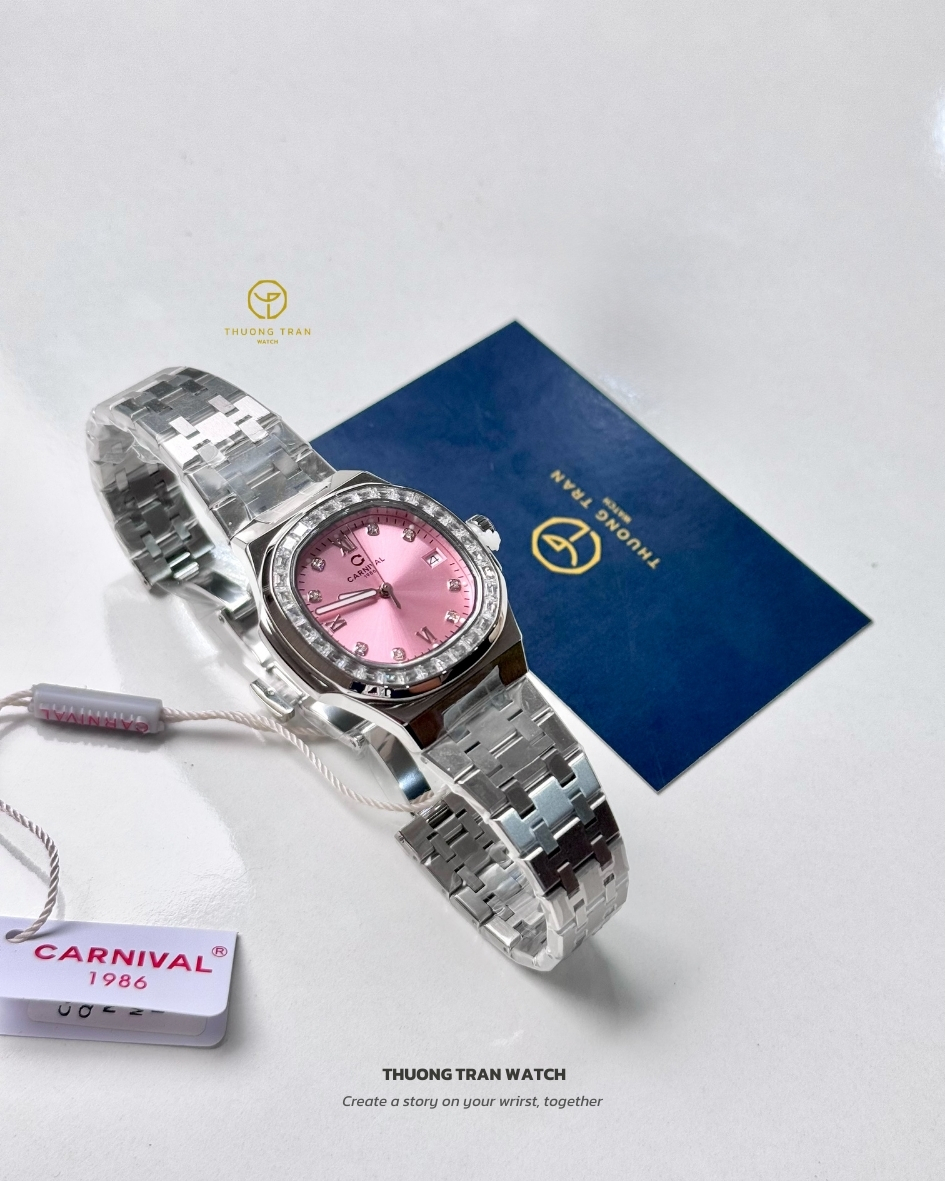 ĐỒNG HỒ NỮ CARNIVAL QUARTZ 8160L2-VT-H