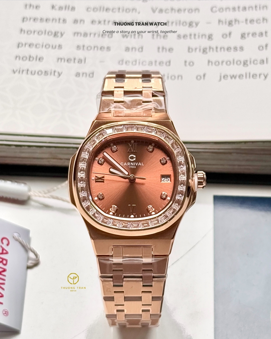 ĐỒNG HỒ NỮ CARNIVAL QUARTZ 8160L2-VH-N