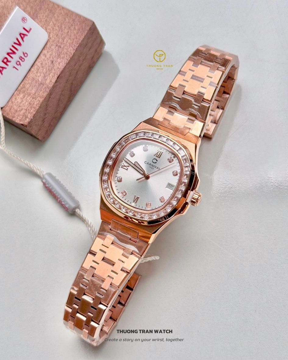 ĐỒNG HỒ NỮ CARNIVAL QUARTZ 8160L2-VH-T