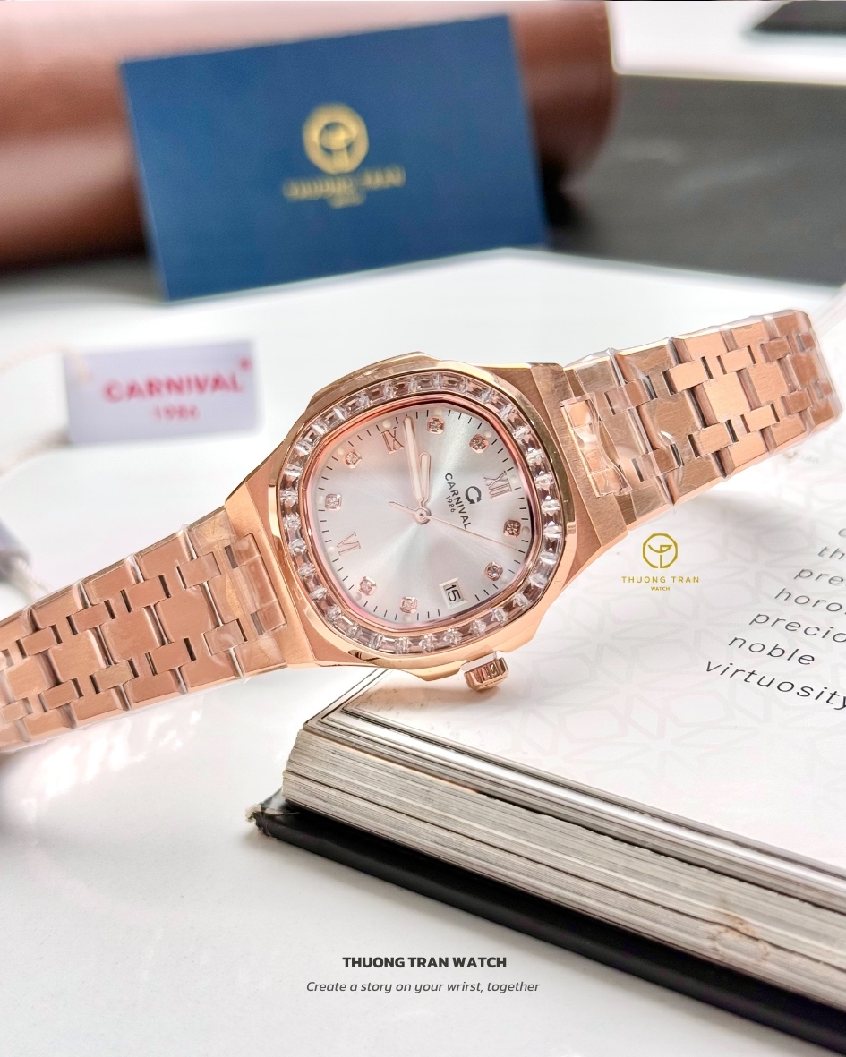 ĐỒNG HỒ NỮ CARNIVAL QUARTZ 8160L2-VH-T