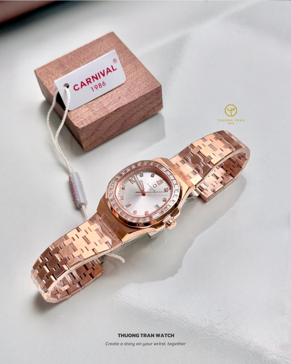 ĐỒNG HỒ NỮ CARNIVAL QUARTZ 8160L2-VH-T