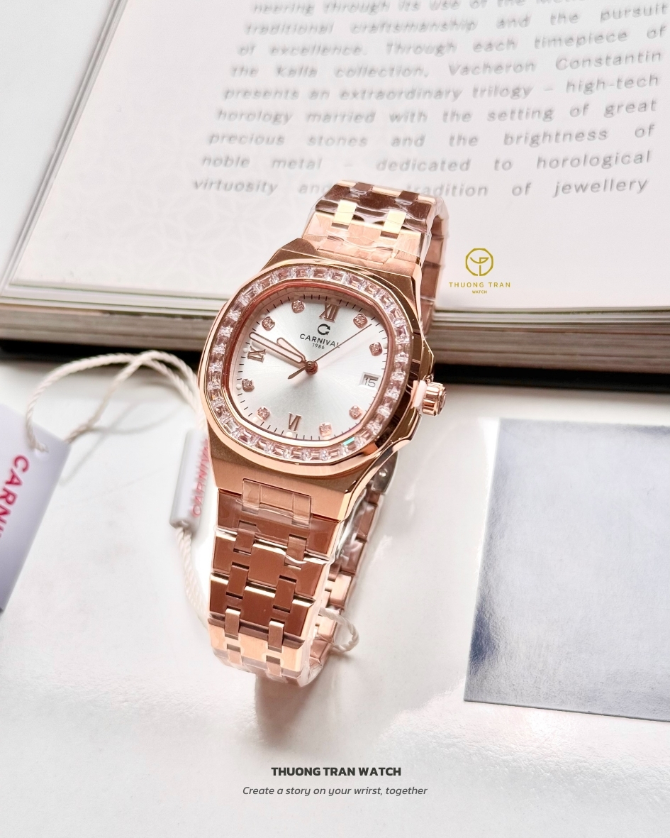 ĐỒNG HỒ NỮ CARNIVAL QUARTZ 8160L2-VH-T