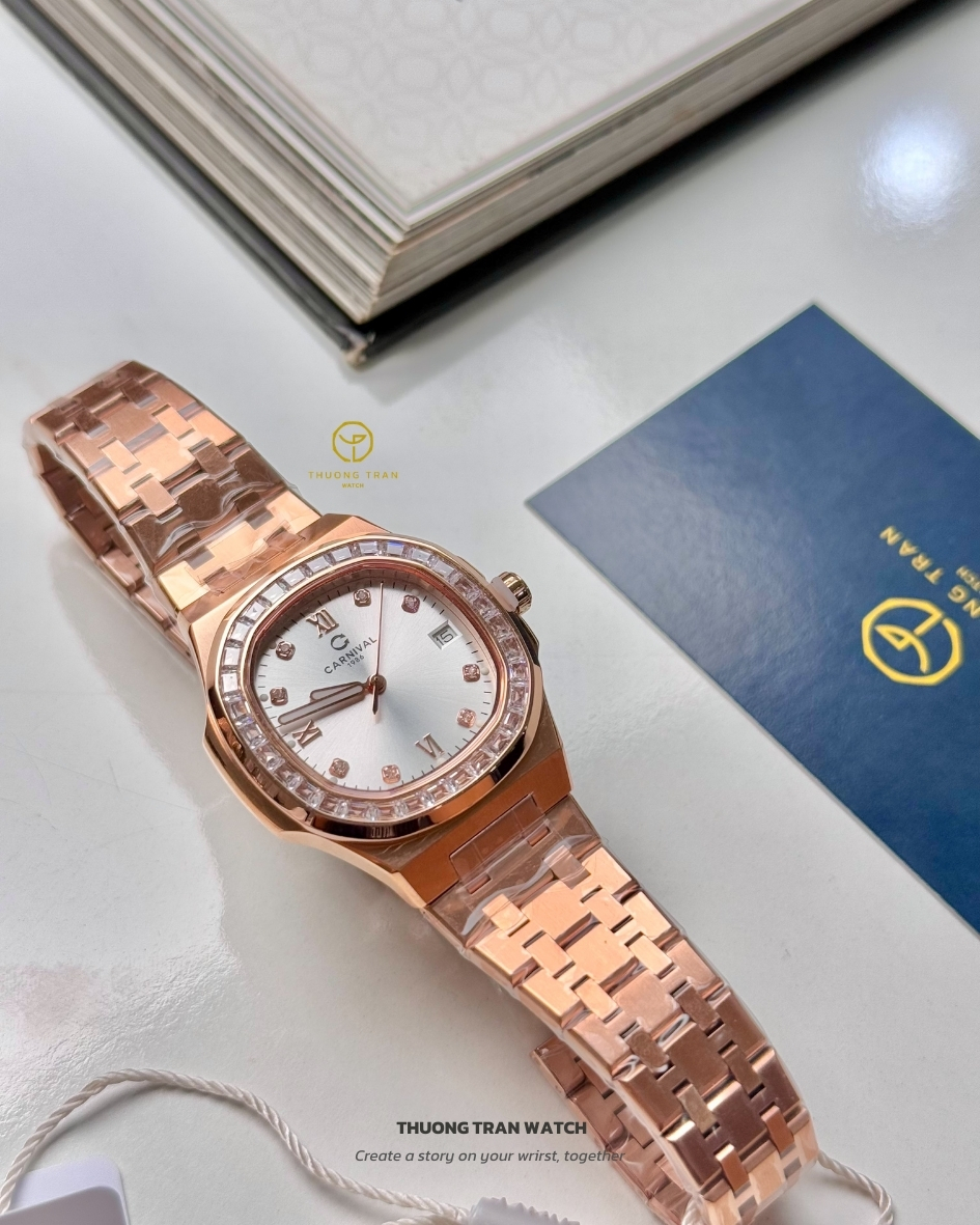 ĐỒNG HỒ NỮ CARNIVAL QUARTZ 8160L2-VH-T